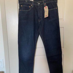 Levi's Men's 512 Slim Taper 34 W x 32 L Dark Wash Jeans